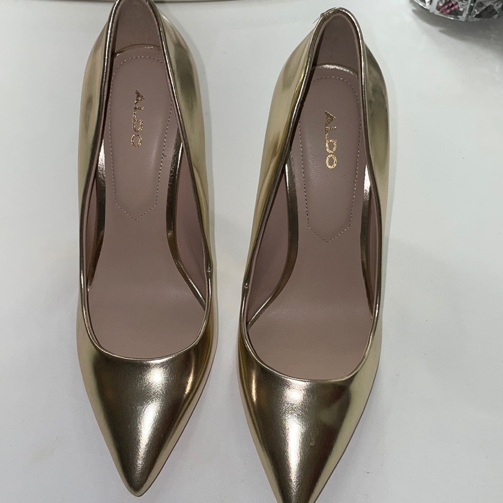 Gold heels